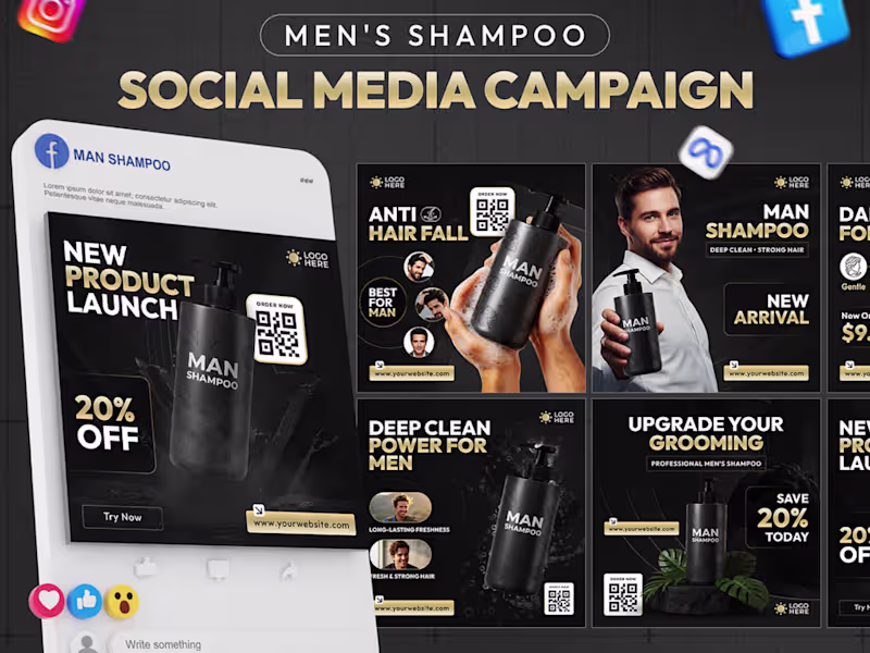 Cover image for Social Media Manager For Men’s