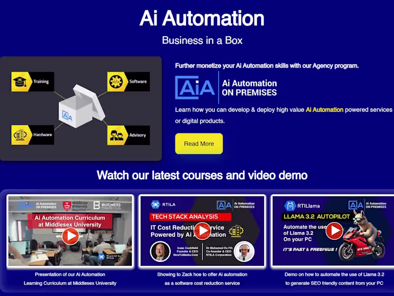 Cover image for Ai Automation Agency Program