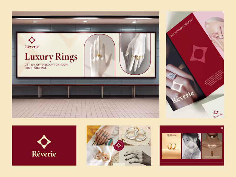 Cover image for Design a luxury brand identity and marketing visual system
