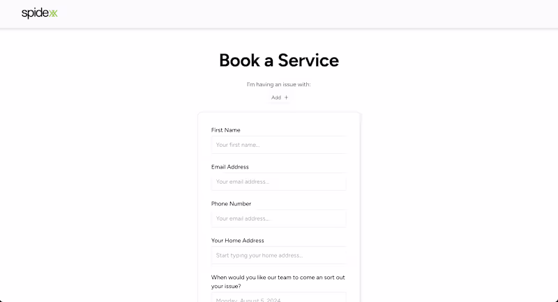 Cover image for Instant Booking and Payment System for a Pest Control Company
