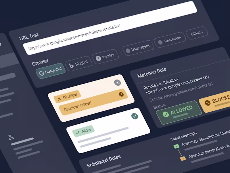 Cover image for Robots.txt Checker Tool Build