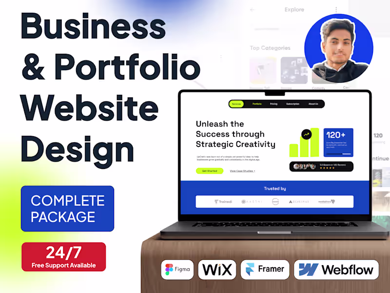 Cover image for Design Clean, Professinal and Mobile Responsive Business Website