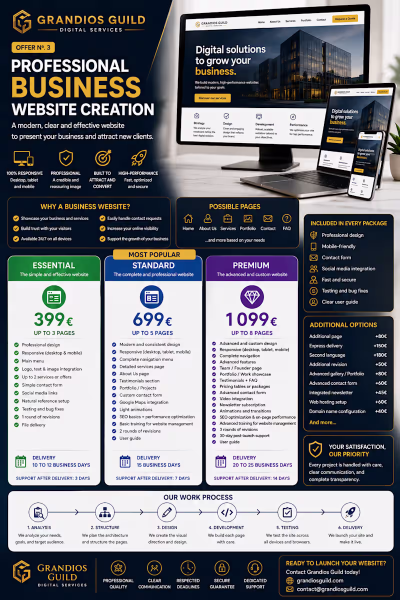 Cover image for Business Website Design & Development