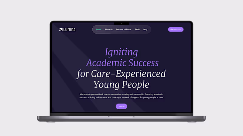 Cover image for Lumina (Strategy, Branding, Website & Marketing)