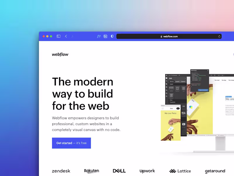 Cover image for Website on Framer or Webflow