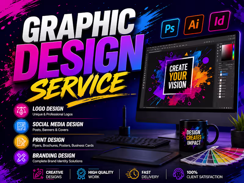 Cover image for Professional Graphic Design for Social Media & Marketing