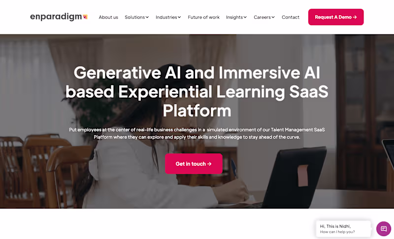Cover image for Enparadigm website revamp