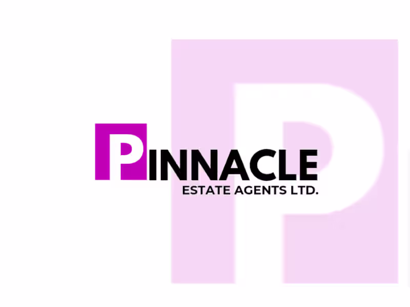 Cover image for Pinnacle estate agents logo design