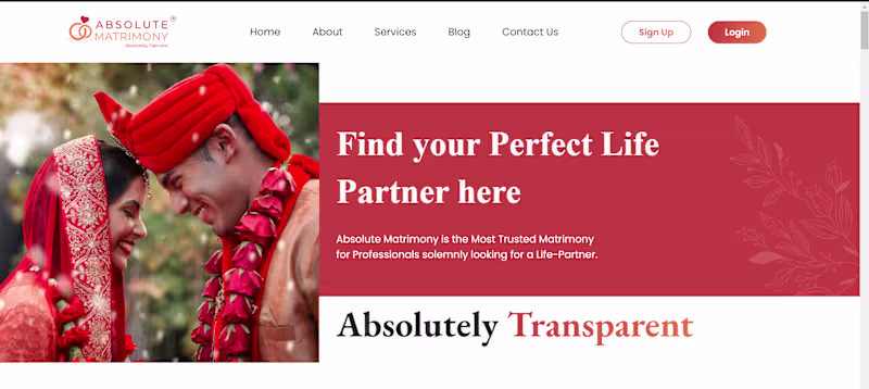 Cover image for Absolute Matrimony is a comprehensive,