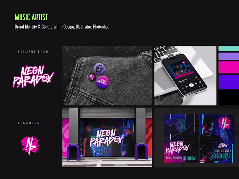 Cover image for Music Artist Brand Identity