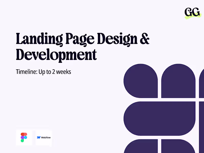 Cover image for Landing Page Design & Development