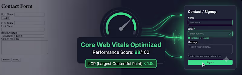 Cover image for Title: High-Converting Landing Page &