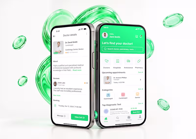 Cover image for Telemedicine app | UX/UI