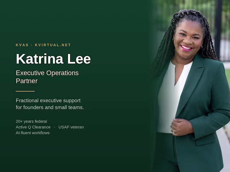 Cover image for Fractional Executive Assistant for Founders & Small Teams