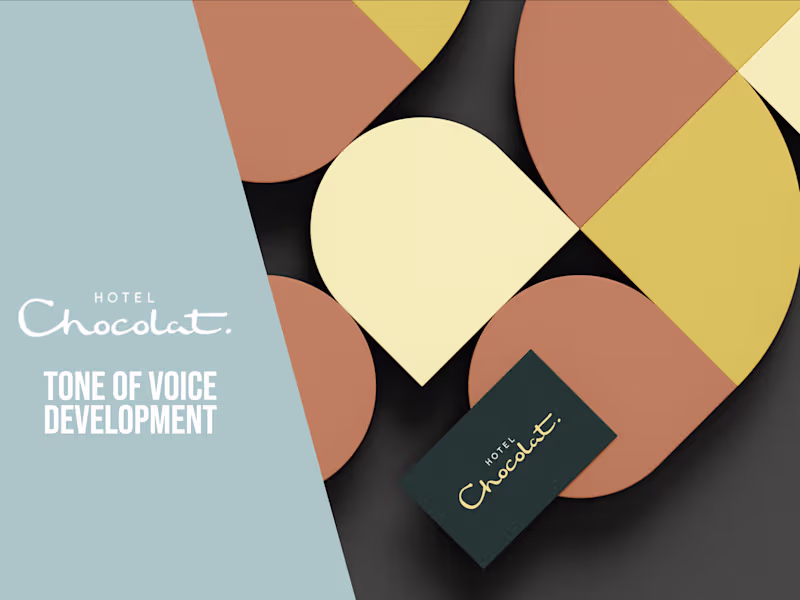 Cover image for Hotel Chocolat Tone of Voice Development