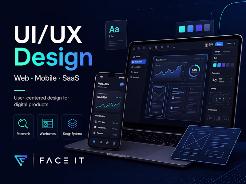 Cover image for UI/UX Design for Web, Mobile & SaaS Products