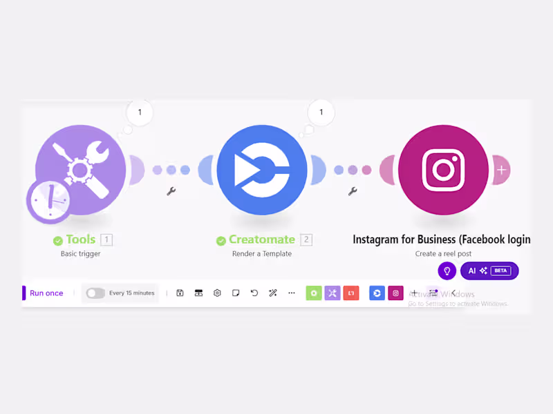 Cover image for Fully automated Instagram content pipeline