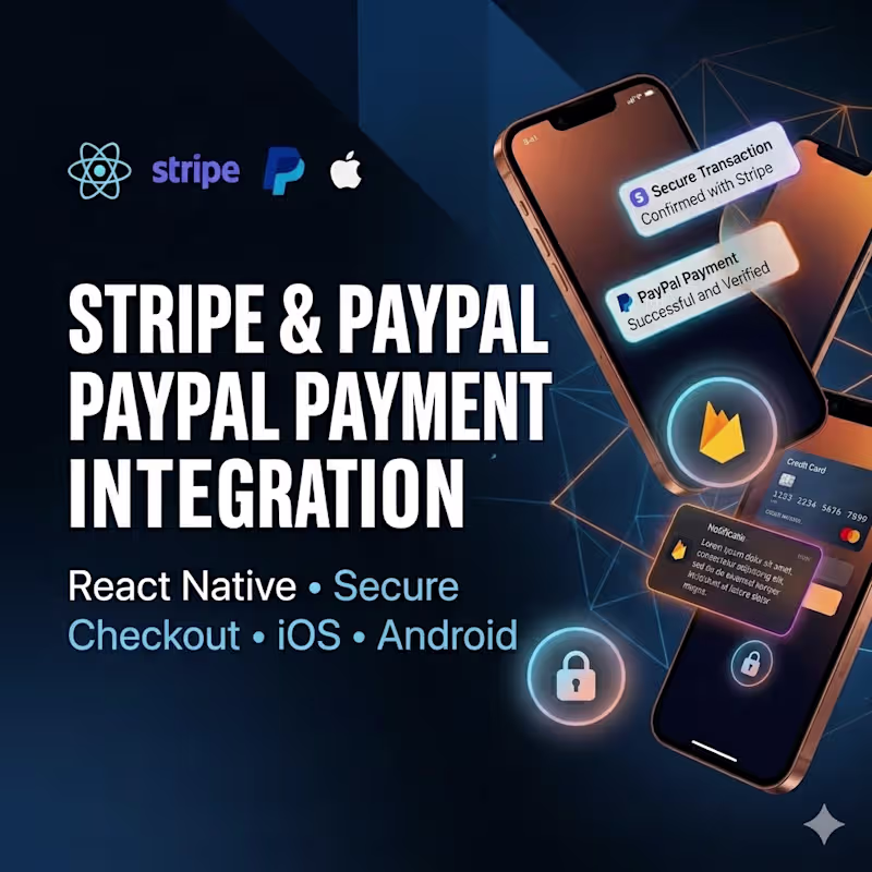 Cover image for Stripe Checkout & PayPal Payment Integration for React Native