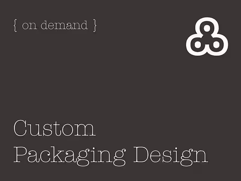 Cover image for Custom Packaging Design