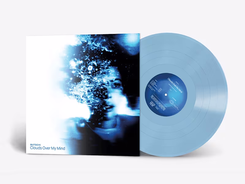Cover image for Visual Design for 'Clouds Over My Mind' LP