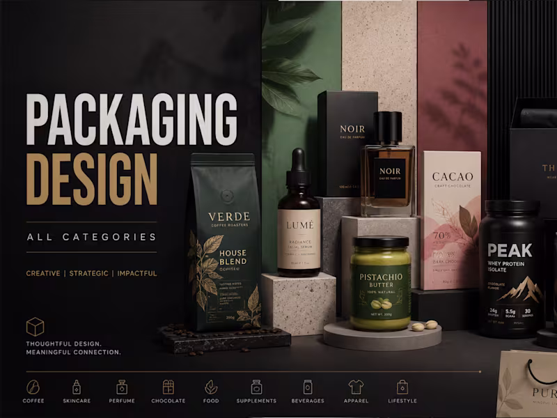 Cover image for Premium Packaging Design for Brands