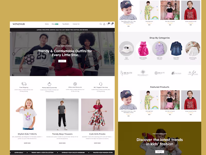Cover image for High-Converting E-commerce Store for WinzHub Client Requirem...