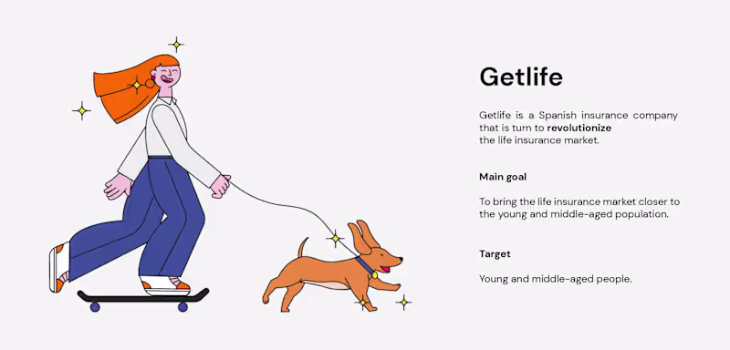 Cover image for Illustrations for Getlife insurance