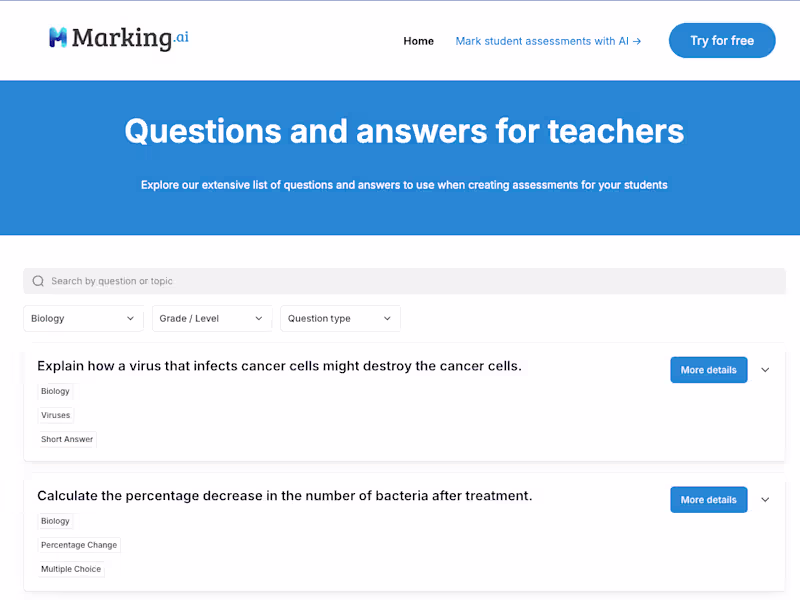 Cover image for App using programmatic SEO to acquire users for AI EdTech app