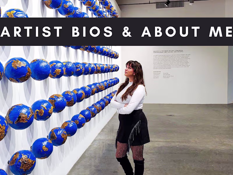 Cover image for Artist Bios & About Me