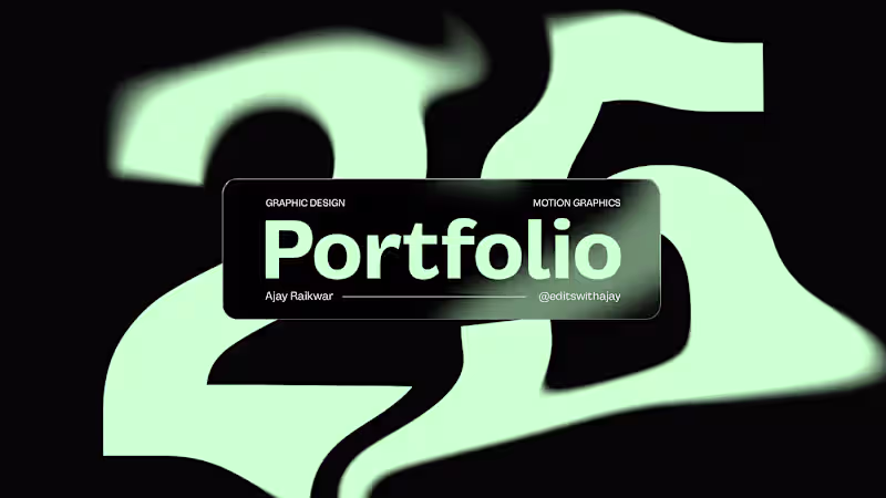 Cover image for Graphic Designer Portfolio 2025