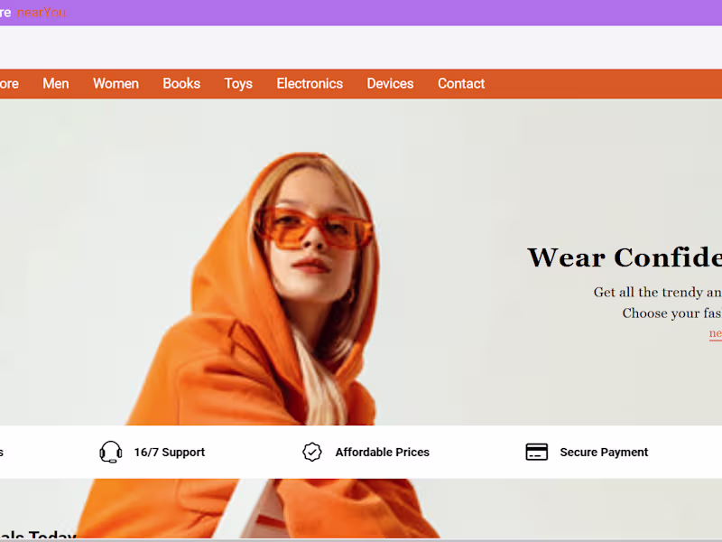 Cover image for Near you (E-commerce website)