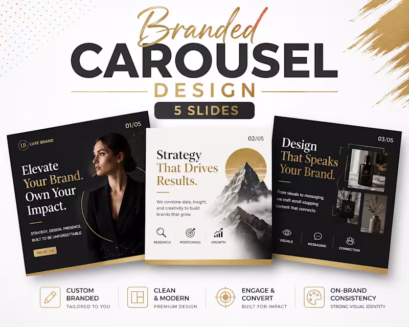Cover image for Branded Carousel (5 Slides)