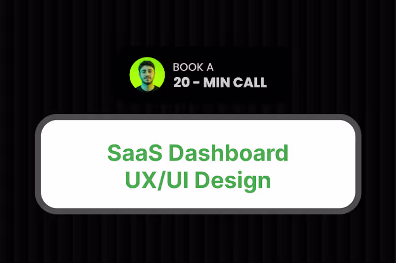 Cover image for SaaS Dashboard UX/UI Design