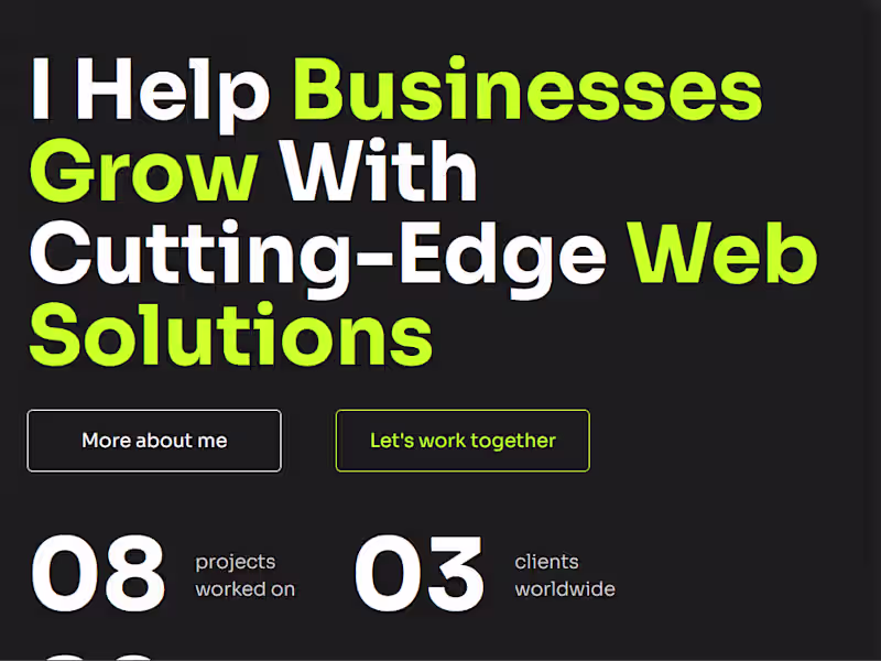 Cover image for Modern Frontend Development for Web Projects