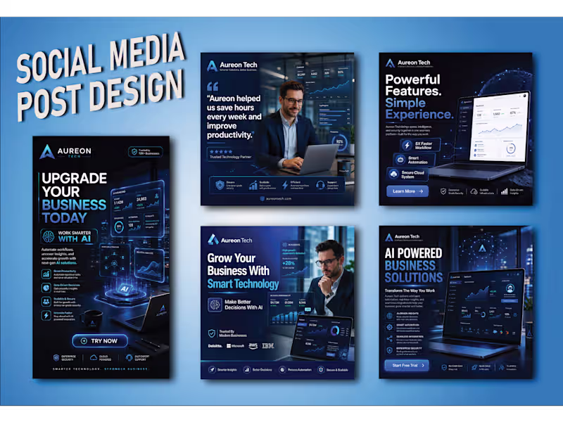 Cover image for Social media posts design 