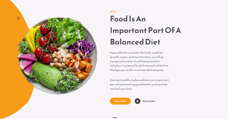 Cover image for A simple landing page -