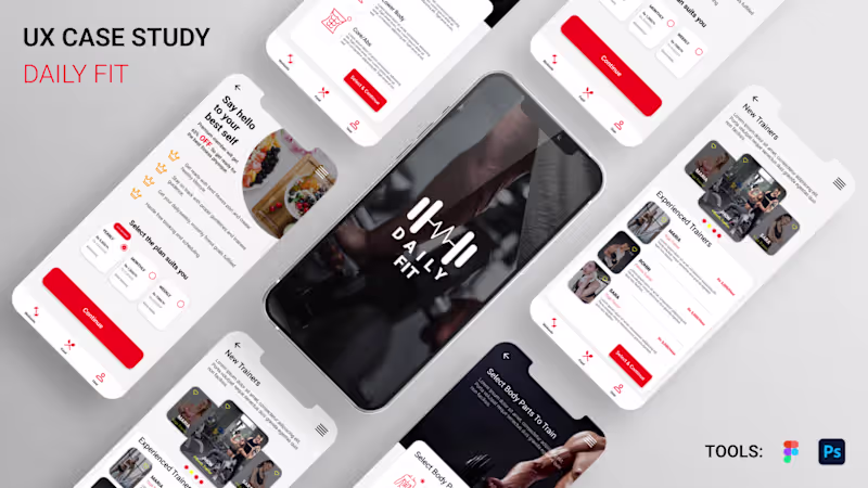 Cover image for Fitness App - UX Case Study