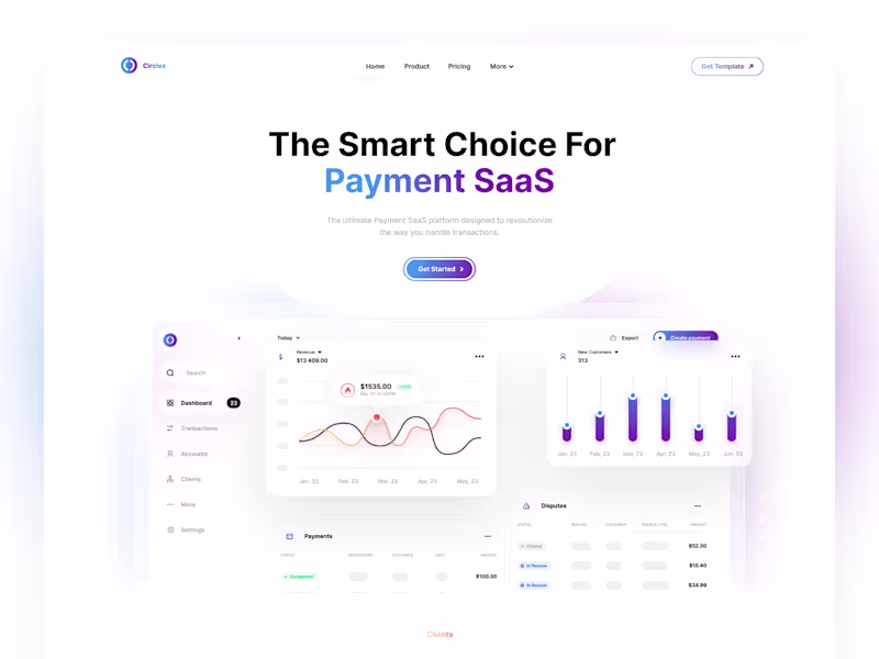 Cover image for Circlex — SaaS Framer Website