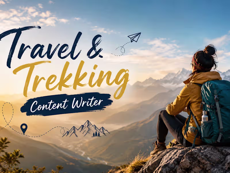 Cover image for I Will Write SEO-Optimized Travel and Trekking Blog Posts