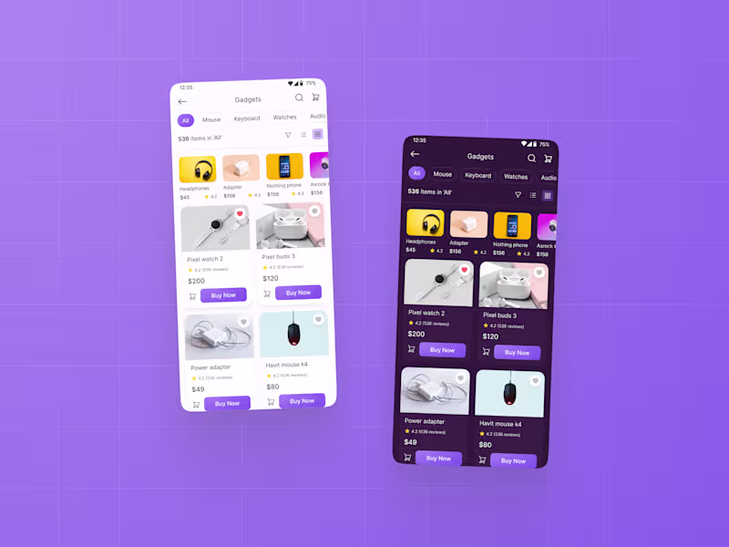 Cover image for E-commerce App Design