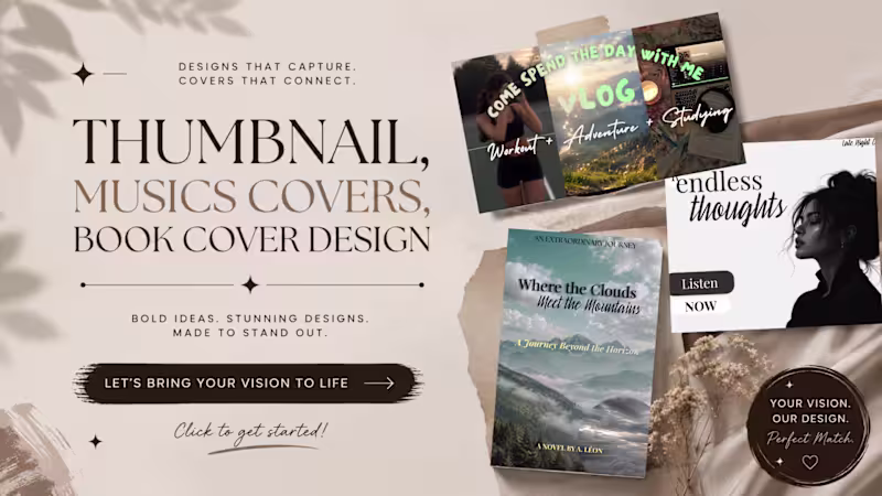Cover image for Creative Cover & Thumbnail Design