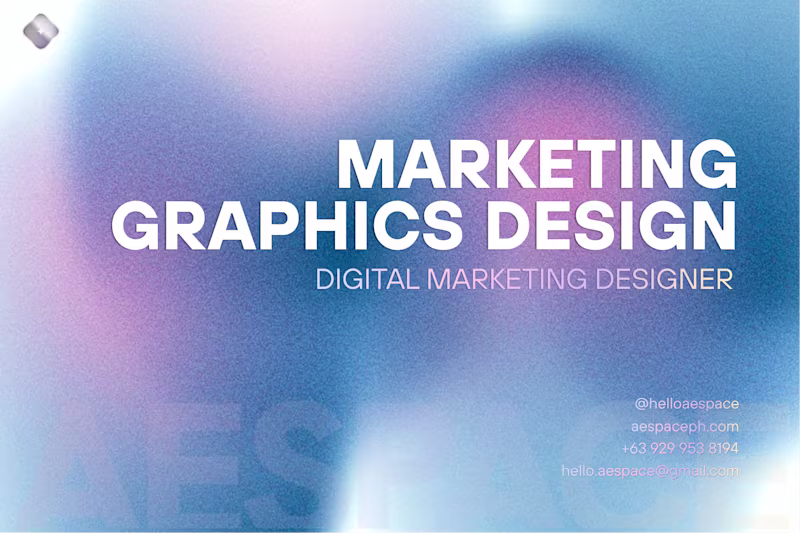 Cover image for Marketing Graphics Design