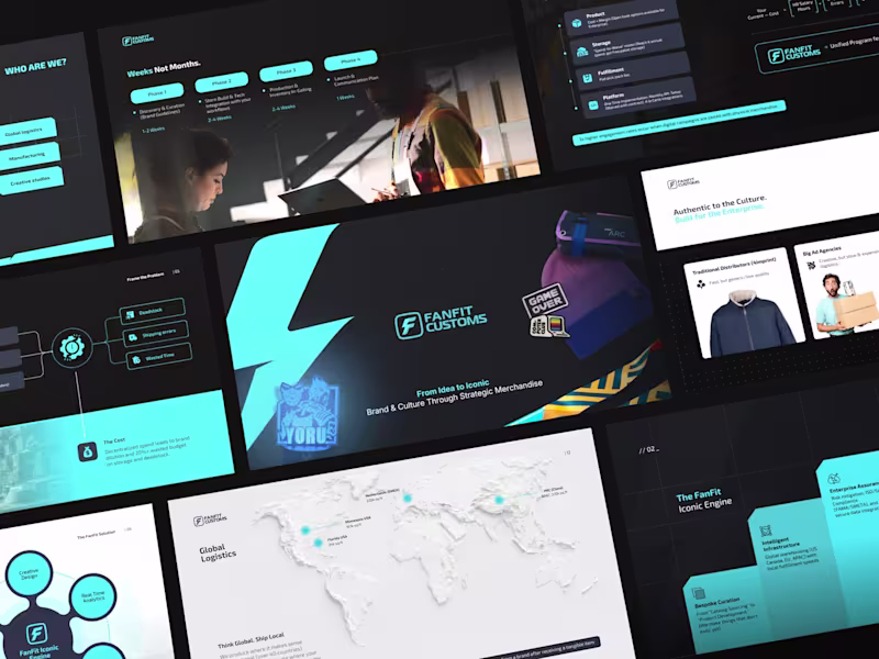 Cover image for B2B Company Profile Design for FanFit Customs