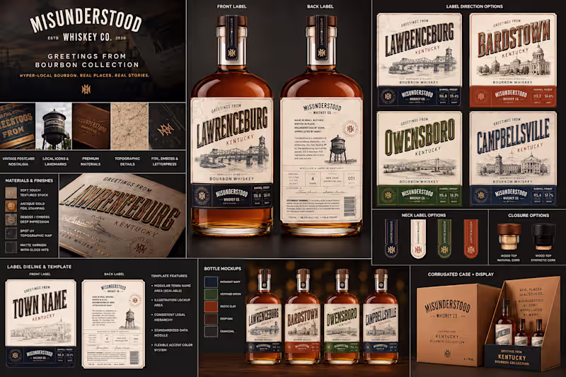 Cover image for MISUNDERSTOOD WHISKEY CO.
Greetings From Bourbon