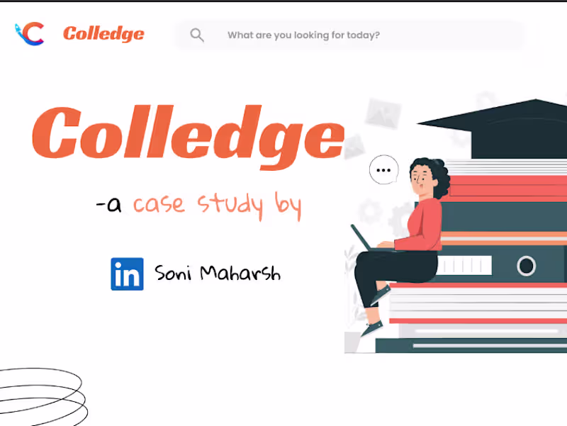 Cover image for Personalized Onboarding Design for Colledge Platform