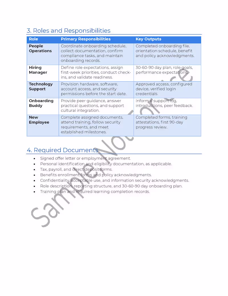 Cover image for These are sanitized examples of the SOPs and Process Documen...