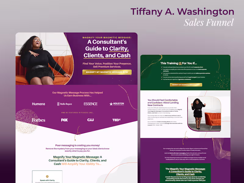 Cover image for Magnify Your Magnetic Message | Custom Kajabi Landing Page