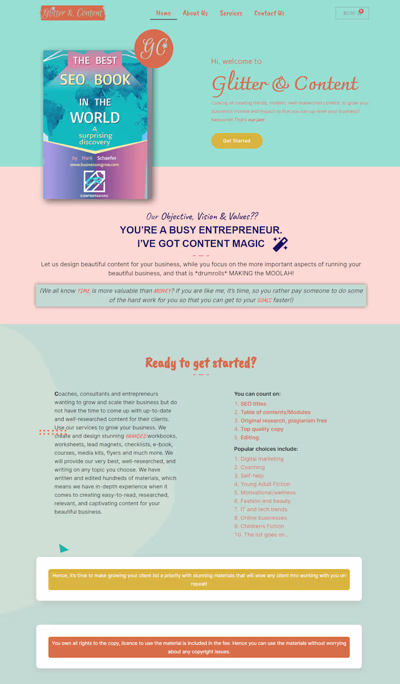 Cover image for SEO Optimized Business Website