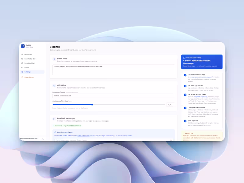 Cover image for NeptuneBlue AI SaaS — RAG · Multi-Tenant · FastAPI
