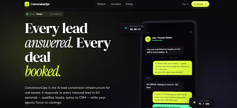 Cover image for ConversionOps is AI-powered lead conversion
